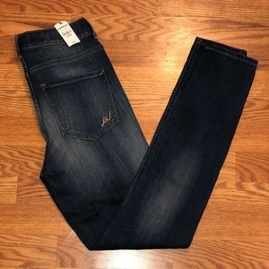 NWT - Express High Rise Medium Wash Jean Legging